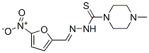 4-Methyl-N-(5-nitrofurfurylidene)-1-piperazinecarbothiohydrazide