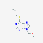[6-(propylsulfanyl)-9H-purin-9-yl]methanol
