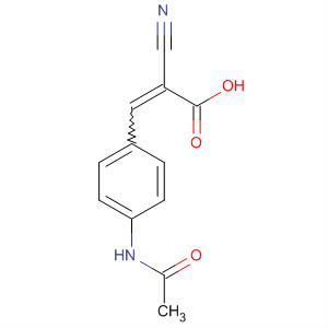 2-Propenoic acid, 3-[4-(acetylamino)phenyl]-2-cyano-