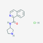 Isoquinoline-1-carboxylic acid pyrrolidin-3-ylaMide hydrochloride