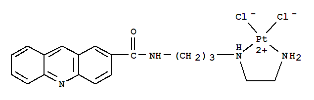 Platinum,[N-[3-[(2-aminoethyl)amino]propyl]-2-acridinecarboxamide-NN,NN']dichloro-, (SP-4-3)- (9CI)