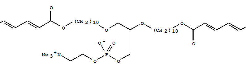 1,2-bis(10-(2,4-hexadienoyloxy)decyl)glycero-3-phosphocholine