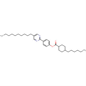 Cyclohexanecarboxylic acid, 4-hexyl-, 4-(5-decyl-2-pyrimidinyl)phenylester, trans-
