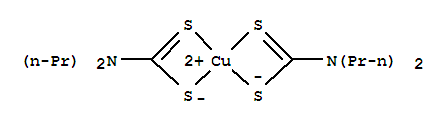 Copper, bis(dipropylcarbamodithioato-.kappa.S,.kappa.S)-, (SP-4-1)-