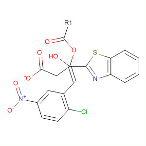 2-Benzothiazolemethanol, a-[(2-chloro-5-nitrophenyl)methylene]-,acetate (ester), (Z)-