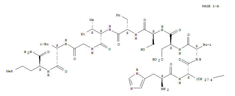 Eledoisin,1-de(5-oxo-L-proline)-2-L-histidine-3-L-lysine-4-L-leucine-6-L-serine-