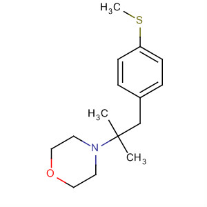 Morpholine, 4-[1,1-dimethyl-2-[4-(methylthio)phenyl]ethyl]-