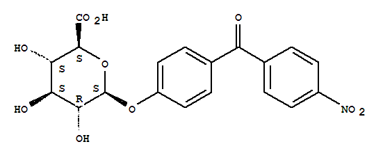 4-[(4-nitrophenyl)carbonyl]phenyl beta-D-glucopyranosiduronic acid