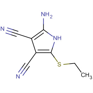1H-Pyrrole-3,4-dicarbonitrile, 2-amino-5-(ethylthio)-