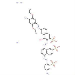 2-Naphthalenesulfonic acid,6-[(4-amino-2,5-diethoxyphenyl)azo]-3-[[4-[(4-amino-2-sulfophenyl)azo]-7-sulfo-1-naphthalenyl]azo]-4-hydroxy-, trisodium salt