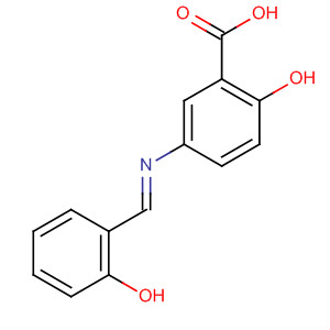 Benzoic acid, 2-hydroxy-5-[(E)-[(2-hydroxyphenyl)methylene]amino]-
