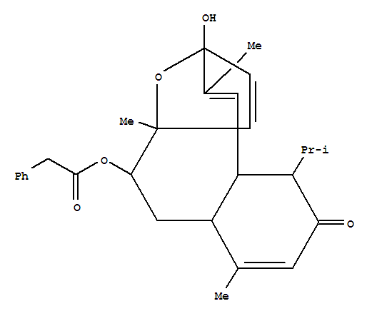 Benzeneaceticacid,1,2,4a,5,6,7,10,12a-octahydro-10-hydroxy-4,7,11-trimethyl-1-(1-methylethyl)-2-oxo-7,10-epoxybenzocyclodecen-6-ylester, (1R*,4aR*,6S*,7S*,10R*,12aS*)-