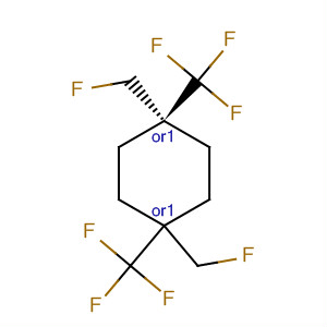 Cyclohexane, 1,4-bis(fluoromethyl)-1,4-bis(trifluoromethyl)-, trans-