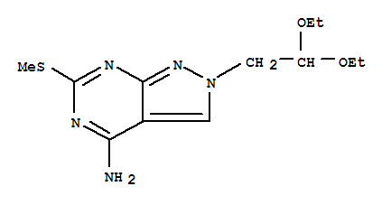 2-(2,2-diethoxyethyl)-6-(methylsulfanyl)-2H-pyrazolo[3,4-d]pyrimidin-4-amine