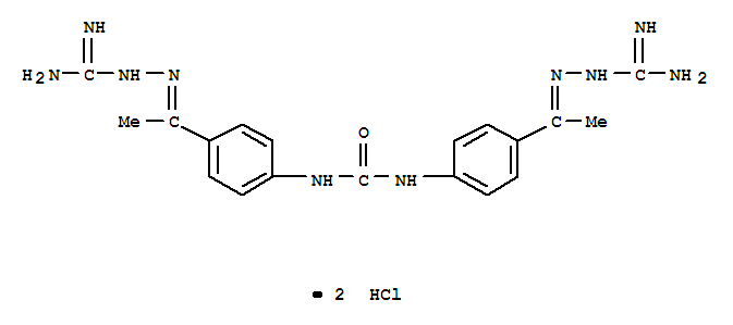 CARBANILIDE,4,4-DIACETYL-,4,4-BIS(AMIDINOHYDRAZONE),2HCL