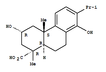 1-Phenanthrenecarboxylicacid, 1,2,3,4,4a,9,10,10a-octahydro-3,8-dihydroxy-1,4a-dimethyl-7-(1-methylethyl)-,[1R-(1a,3a,4ab,10aa)]-