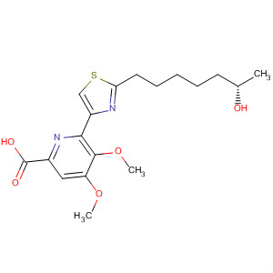 2-Pyridinecarboxylic acid,6-[2-[(6S)-6-hydroxyheptyl]-4-thiazolyl]-4,5-dimethoxy-