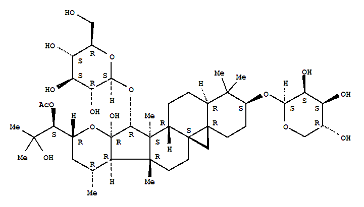 5H-Cyclopropa[1',8'a]naphth[2',1':4,5]indeno[2,1-b]pyran,b-D-glucopyranoside deriv.