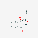Ethyl 1-hydroxy-2-methyl-3-oxoisoindole-1-carboxylate