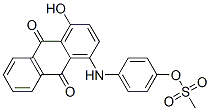 1-hydroxy-4-[[4-[(methylsulphonyl)oxy]phenyl]amino]anthraquinone