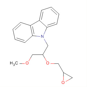 9H-Carbazole, 9-[3-methoxy-2-(oxiranylmethoxy)propyl]-