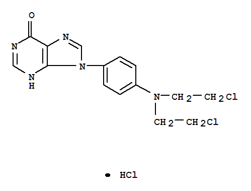 9-{4-[bis(2-chloroethyl)amino]phenyl}-3,9-dihydro-6H-purin-6-one