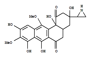 3-aziridin-2-yl-3,7,8,10,12b-pentahydroxy-9,12-dimethoxy-3,4,4a,12b-tetrahydrotetraphene-1,6(2H,5H)-dione