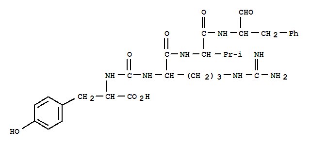 N~2~-{[(1S)-1-carboxy-2-(4-hydroxyphenyl)ethyl]carbamoyl}-N~5~-(diaminomethylidene)-L-ornithyl-N-[(2S)-1-oxo-3-phenylpropan-2-yl]-L-valinamide