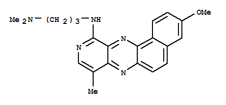 N'-(3-methoxy-8-methylbenzo[f]pyrido[4,3-b]quinoxalin-11-yl)-N,N-dimethylpropane-1,3-diamine