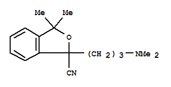 1-Isobenzofurancarbonitrile,1-[3-(dimethylamino)propyl]-1,3-dihydro-3,3-dimethyl-