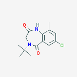 4-tert-butyl-7-chloro-9-methyl-1,3-dihydro-1,4-benzodiazepine-2,5-dione