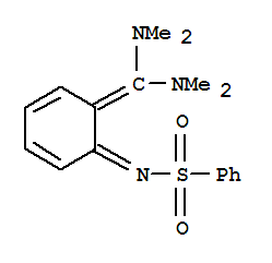 (NE)-N-[6-[bis(dimethylamino)methylidene]-1-cyclohexa-2,4-dienylidene] benzenesulfonamide