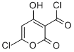 2H-Pyran-3-carbonylchloride, 6-chloro-4-hydroxy-2-oxo-