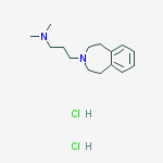 N,N-dimethyl-3-(1,2,4,5-tetrahydro-3H-3-benzazepin-3-yl)propan-1-amine dihydrochloride