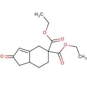 5H-Indene-5,5-dicarboxylic acid, 1,2,4,6,7,7a-hexahydro-2-oxo-, diethylester