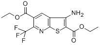 DIETHYL 3-AMINO-6-(TRIFLUOROMETHYL)THIENO[2,3-B]PYRIDINE-2,5-DICARBOXYLATE
