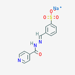 3-{(E)-[2-(pyridin-4-ylcarbonyl)hydrazinylidene]methyl}benzenesulfonic acid