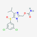 {5-[(3,5-dichlorophenyl)sulfinyl]-1-methyl-4-(1-methylethyl)-1H-imidazol-2-yl}methyl carbamate