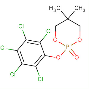 1,3,2-Dioxaphosphorinane, 5,5-dimethyl-2-(pentachlorophenoxy)-,2-oxide