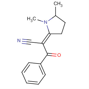 Benzenepropanenitrile, a-(1,5-dimethyl-2-pyrrolidinylidene)-b-oxo-, (E)-
