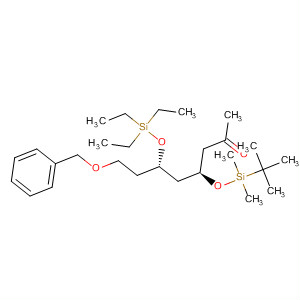 2-Octanone,4-[[(1,1-dimethylethyl)dimethylsilyl]oxy]-8-(phenylmethoxy)-6-[(triethylsilyl)oxy]-, (4S,6S)-