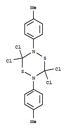 3,3,6,6-tetrachloro-2,5-bis(4-methylphenyl)-1,4,2,5-dithiadiazinane