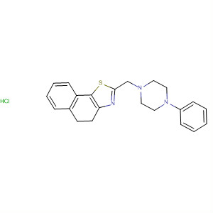 Naphtho[2,1-d]thiazole, 4,5-dihydro-2-[(4-phenyl-1-piperazinyl)methyl]-,monohydrochloride