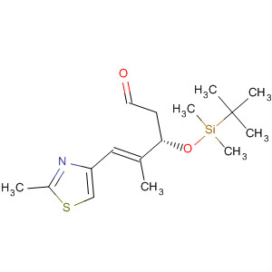 4-Pentenal,3-[[(1,1-dimethylethyl)dimethylsilyl]oxy]-4-methyl-5-(2-methyl-4-thiazolyl)-, (3S,4E)-
