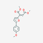 2-Butenedioic acid, 2-[5-(4-methoxyphenyl)-2-furanyl]-, dimethyl ester