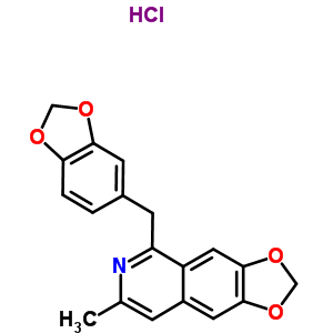 5-(1,3-benzodioxol-5-ylmethyl)-7-methyl[1,3]dioxolo[4,5-g]isoquinoline hydrochloride (1:1)