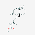 (E)-5-[(1R,4aβ)-Decahydro-5,5,8aα-trimethyl-2-methylenenaphthalene-1-yl]-3-methyl-2-pentenoic acid