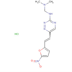 Methanediamine,N,N-dimethyl-N'-[6-[2-(5-nitro-2-furanyl)ethenyl]-1,2,4-triazin-3-yl]-,monohydrochloride