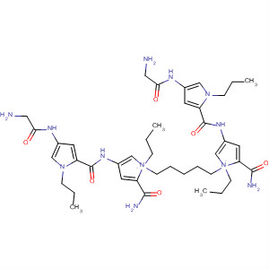 1H-Pyrrole-2-carboxamide,N,N'-1,5-pentanediylbis[4-[[[4-[(aminoacetyl)amino]-1-propyl-1H-pyrrol-2-yl]carbonyl]amino]-1-propyl-