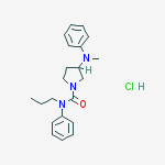 3-(n-methylanilino)-n-phenyl-n-propylpyrrolidine-1-carboxamide;hydrochloride